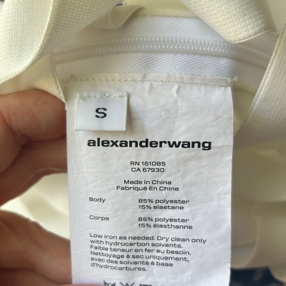 Alexander Wang Staggered Elastic Midi-Dress - Picture 10 of 11